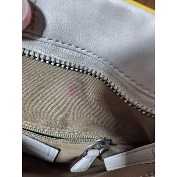 Coach Soho White Leather Convertible‎ Soho Crossbody Shoulder Bag - Picture 7 of 10